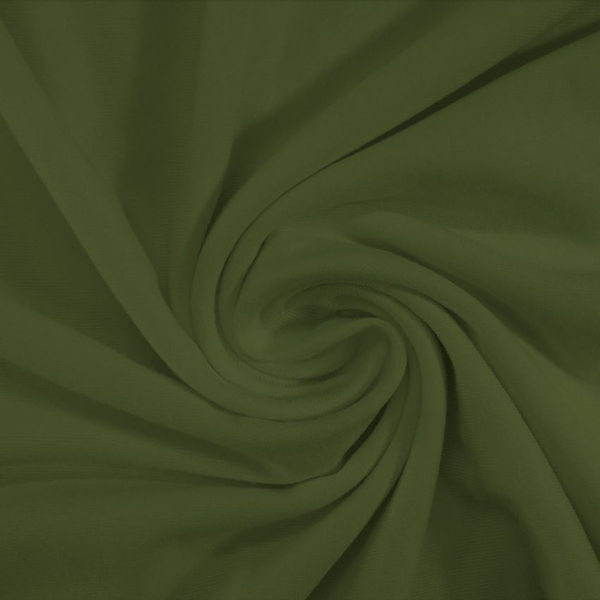 Rayon Spandex Military Green - Click Image to Close